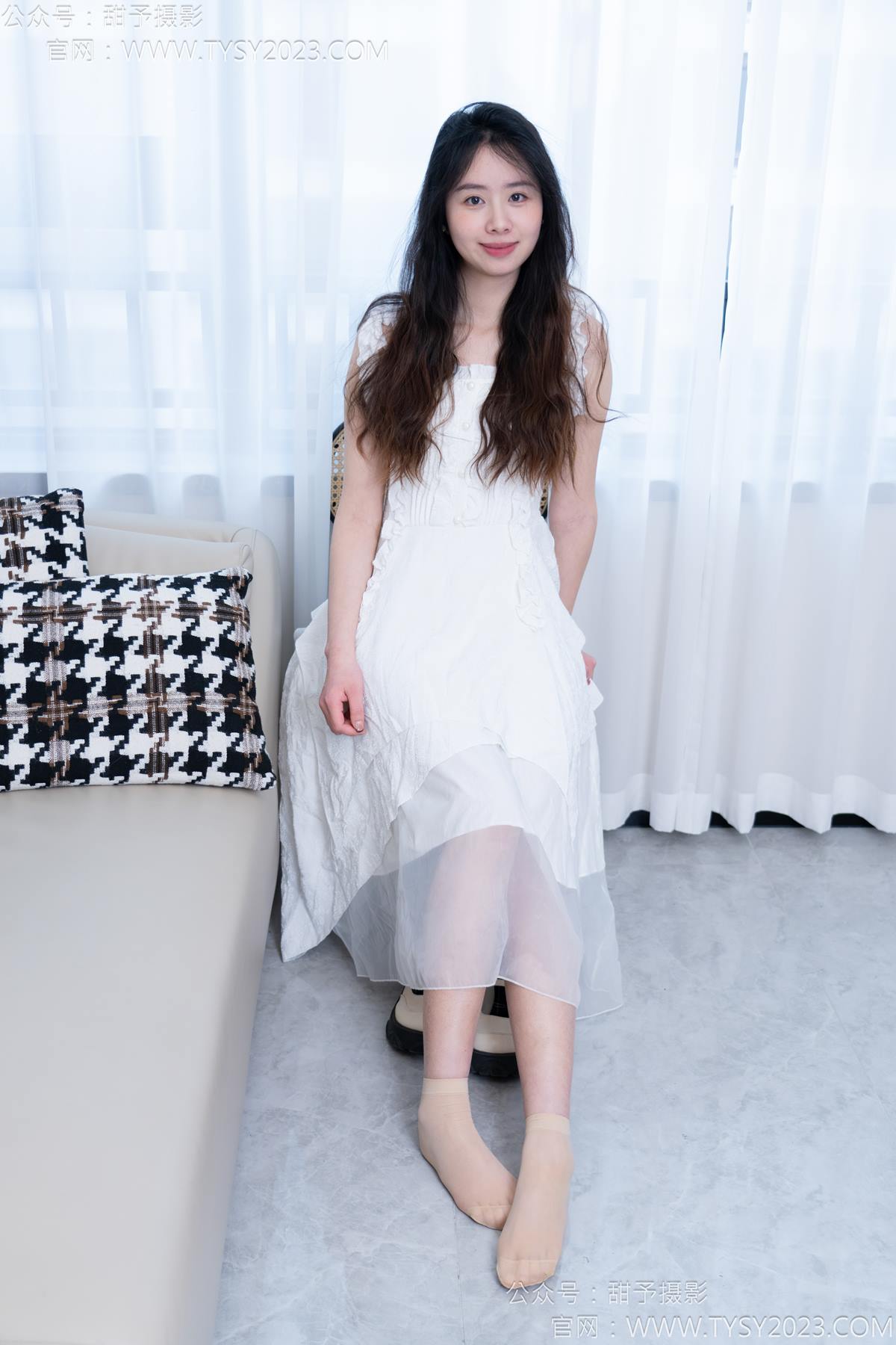 图片[44]-甜予摄影 NO.172 知知-皮鞋、短肉丝、裸足[130P] – 速更版-美库