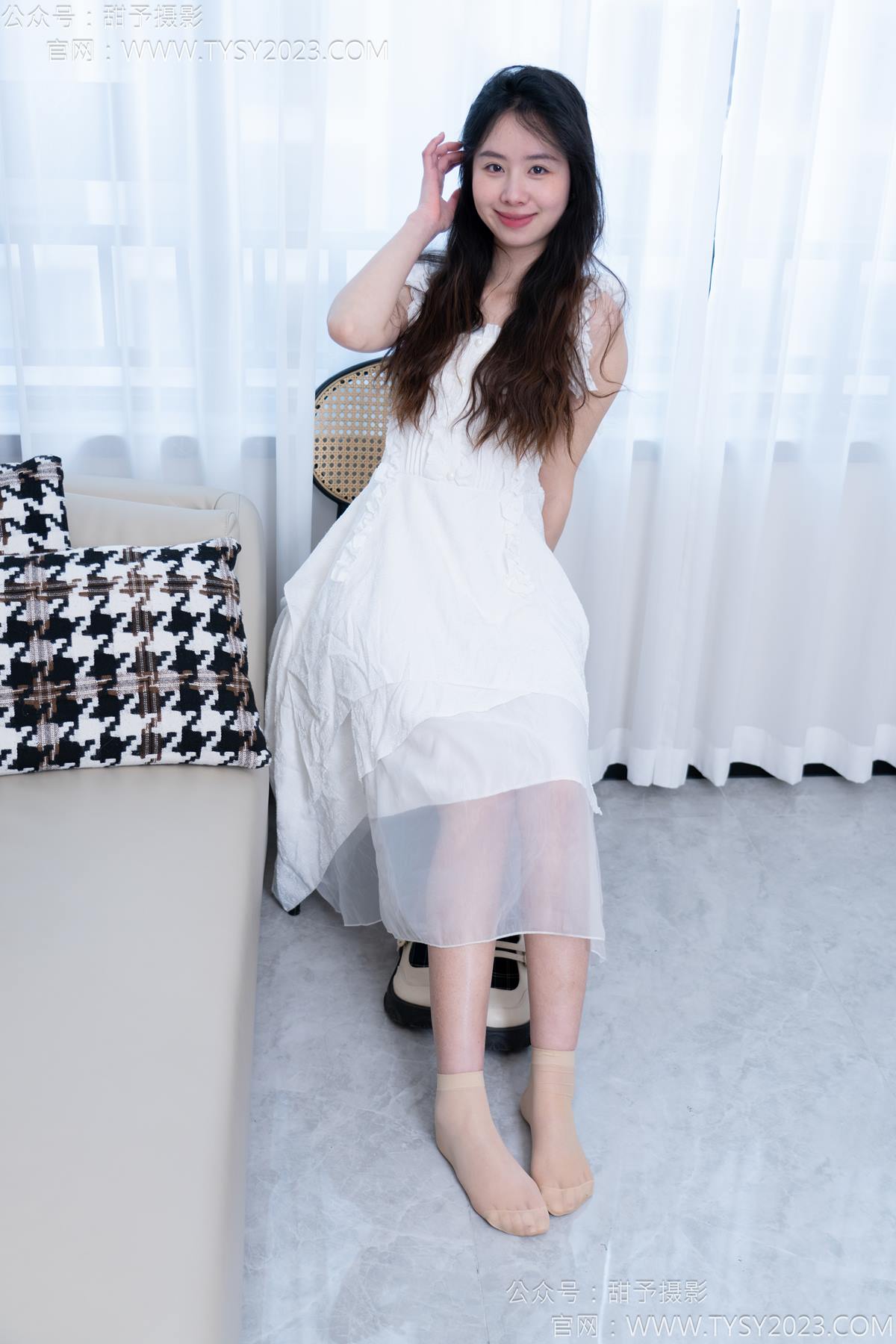 图片[49]-甜予摄影 NO.172 知知-皮鞋、短肉丝、裸足[130P] – 速更版-美库