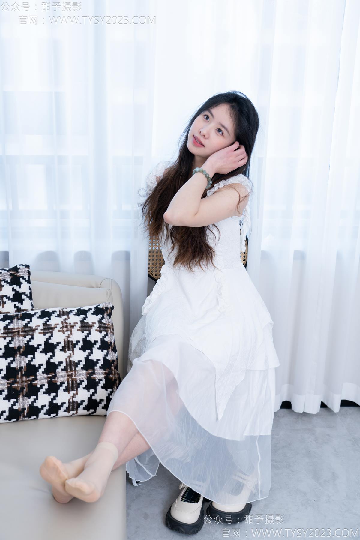 图片[58]-甜予摄影 NO.172 知知-皮鞋、短肉丝、裸足[130P] – 速更版-美库