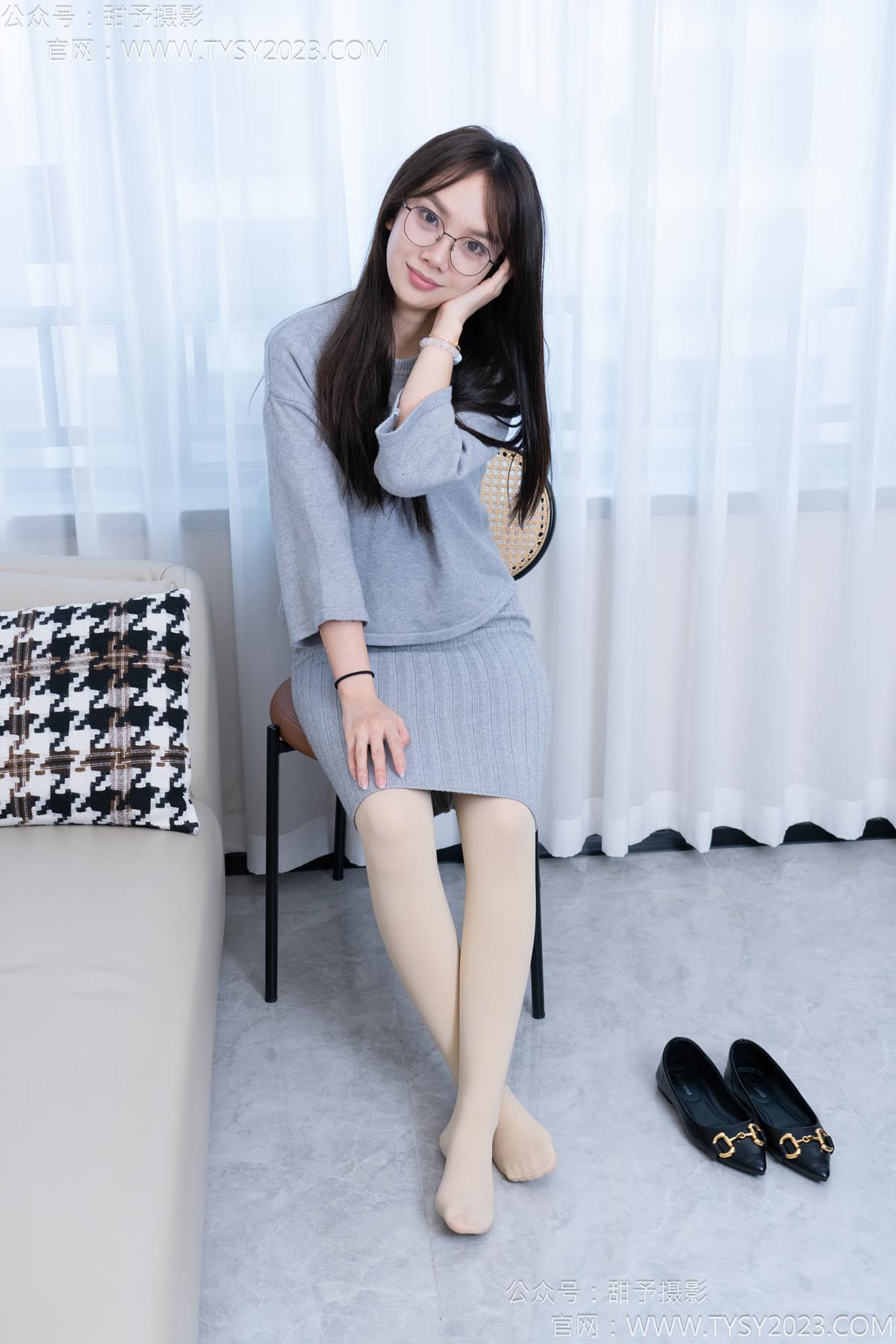 图片[97]-甜予摄影 NO.174 贝壳-平底鞋、厚肉丝[102P] – 速更版-美库