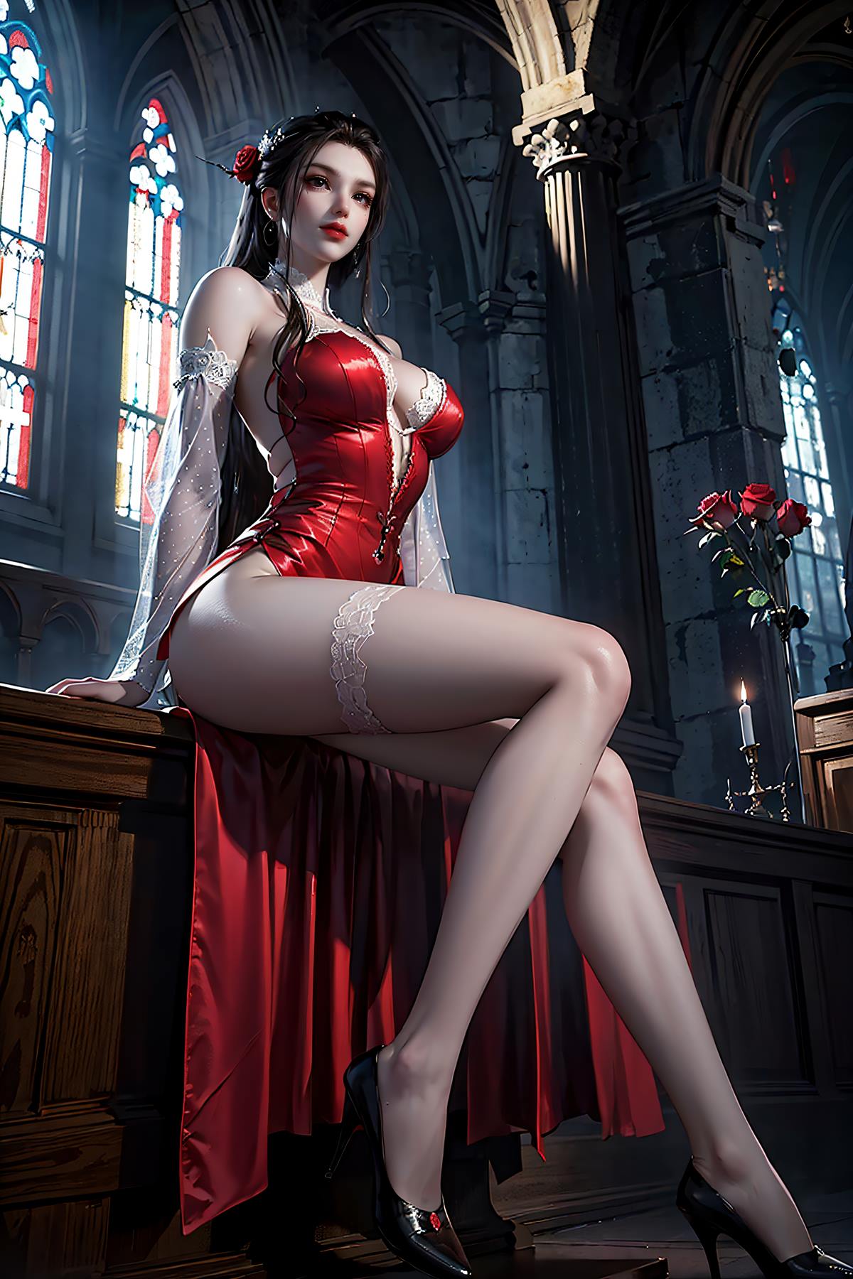 图片[16]-AI绘画 620 少年白马醉春风 玥瑶 美腿长裙[44P] – 速更版-美库