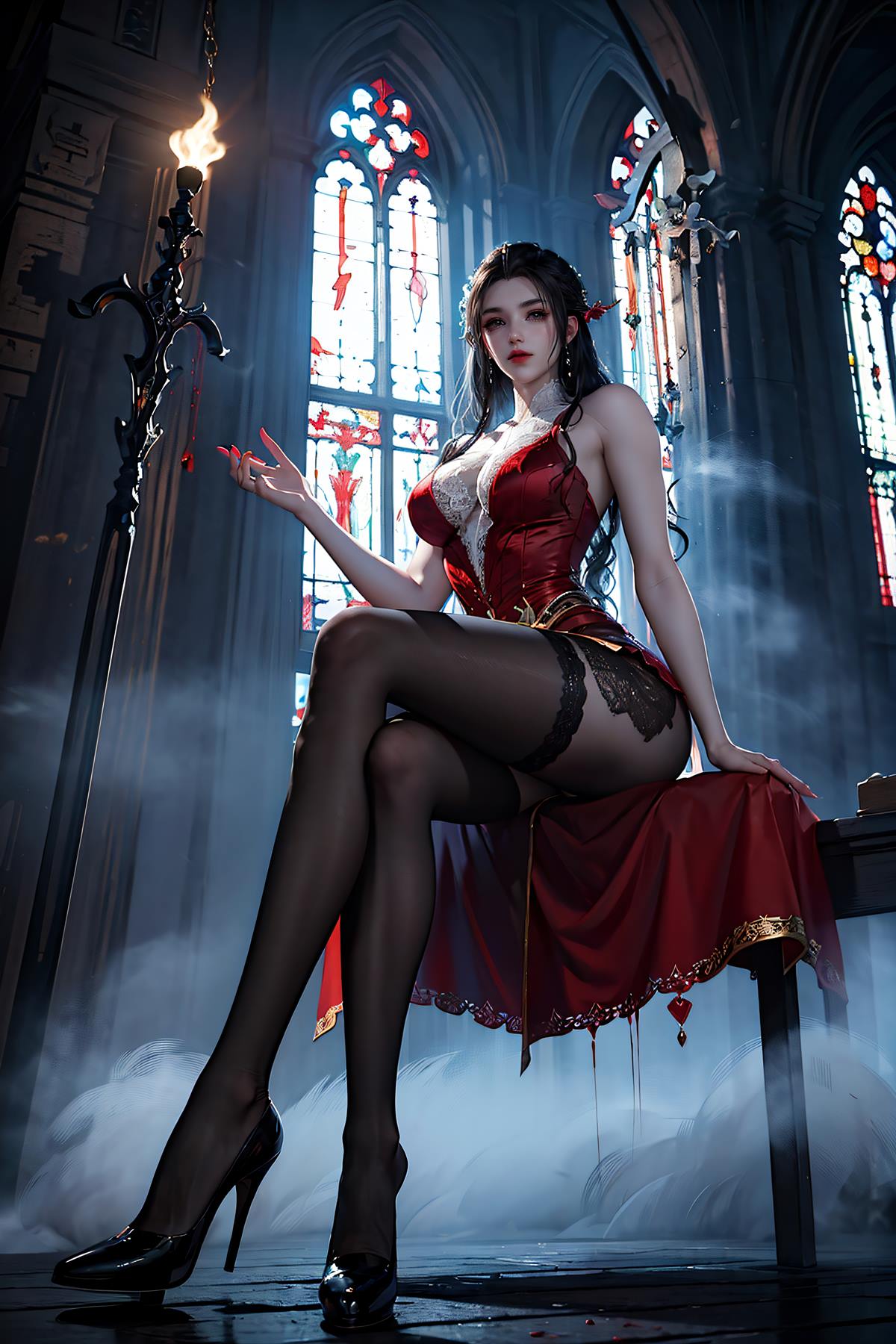 图片[24]-AI绘画 620 少年白马醉春风 玥瑶 美腿长裙[44P] – 速更版-美库