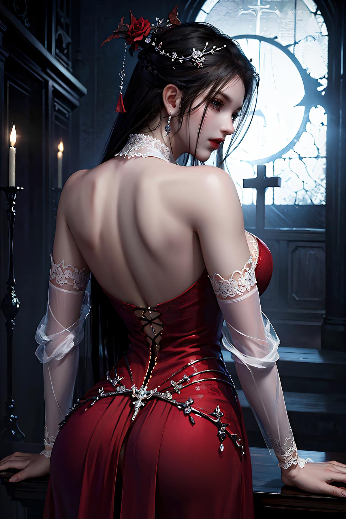 图片[31]-AI绘画 620 少年白马醉春风 玥瑶 美腿长裙[44P] – 速更版-美库