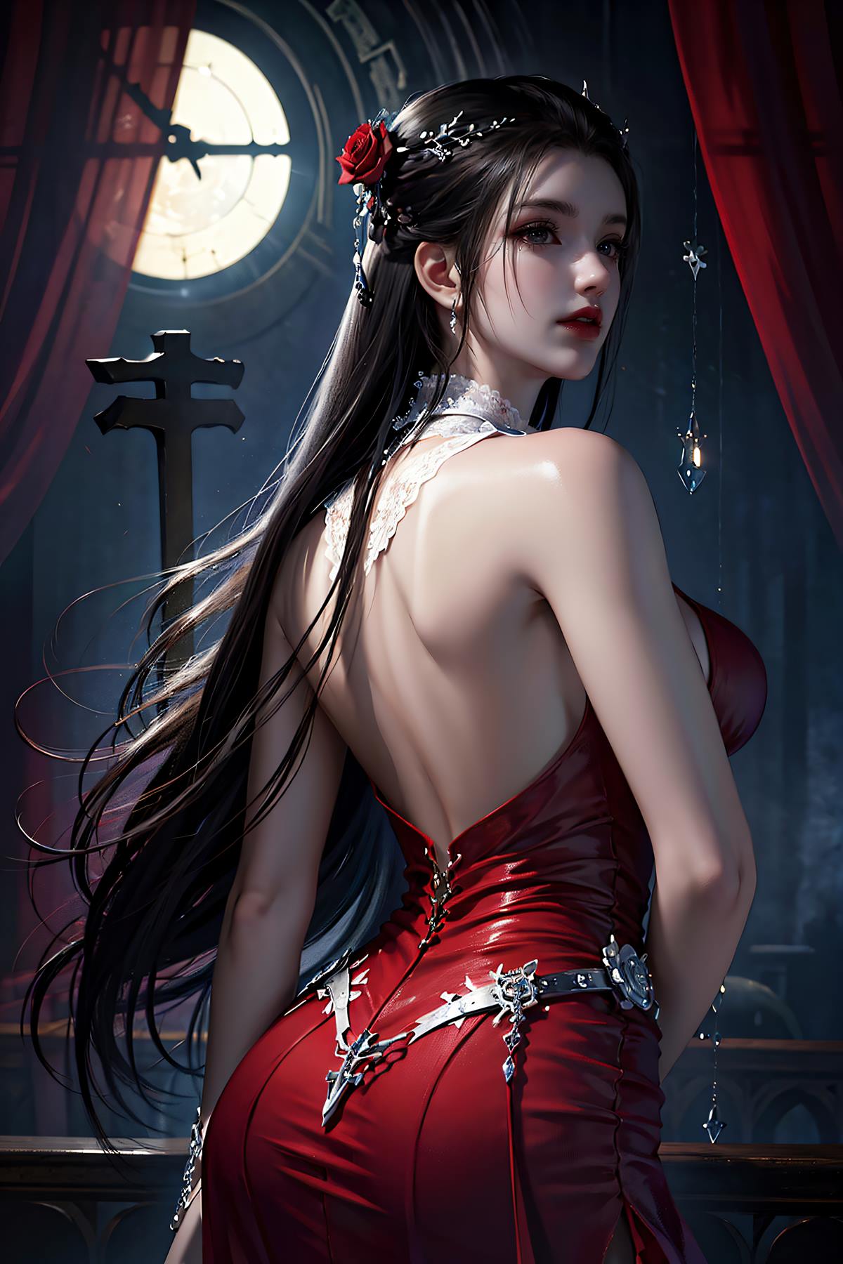 图片[34]-AI绘画 620 少年白马醉春风 玥瑶 美腿长裙[44P] – 速更版-美库