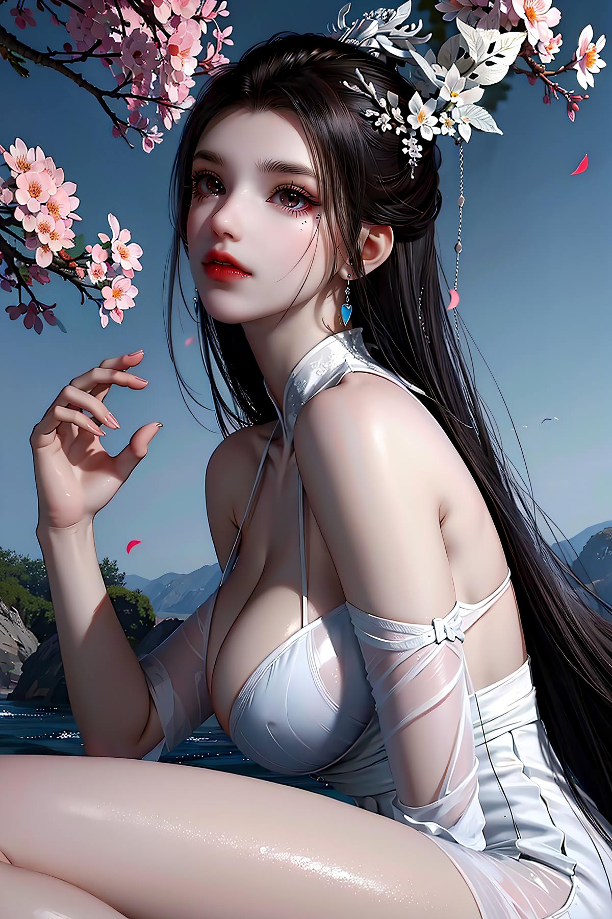 图片[42]-AI绘画 620 少年白马醉春风 玥瑶 美腿长裙[44P] – 速更版-美库