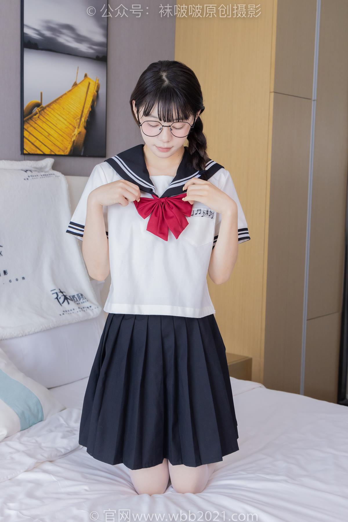 图片[11]-[BoBoSocks袜啵啵]NO.548 糯米-运动鞋、堆堆袜套、薄白丝、jk制服[91P] – 速更版-美库