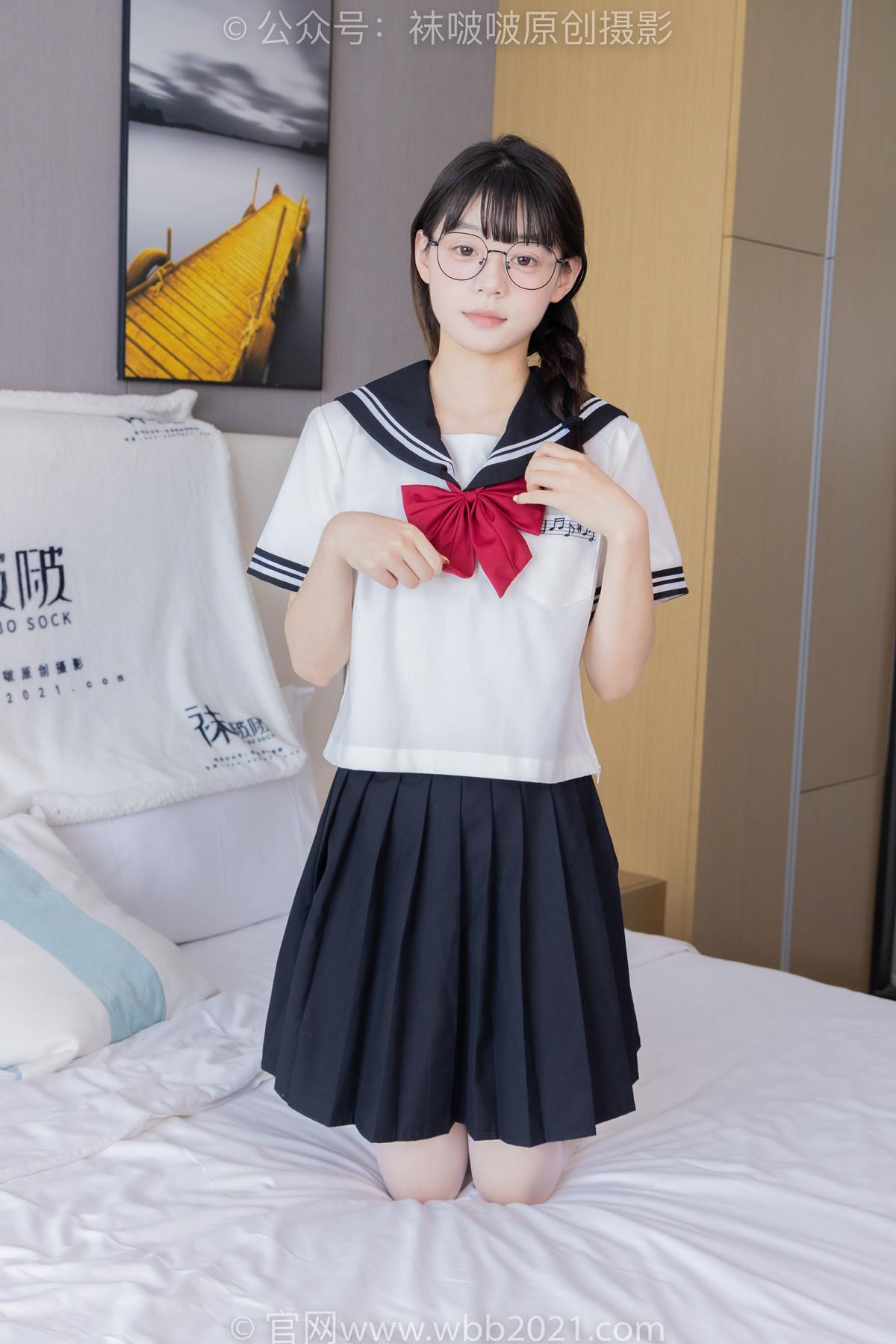 图片[12]-[BoBoSocks袜啵啵]NO.548 糯米-运动鞋、堆堆袜套、薄白丝、jk制服[91P] – 速更版-美库