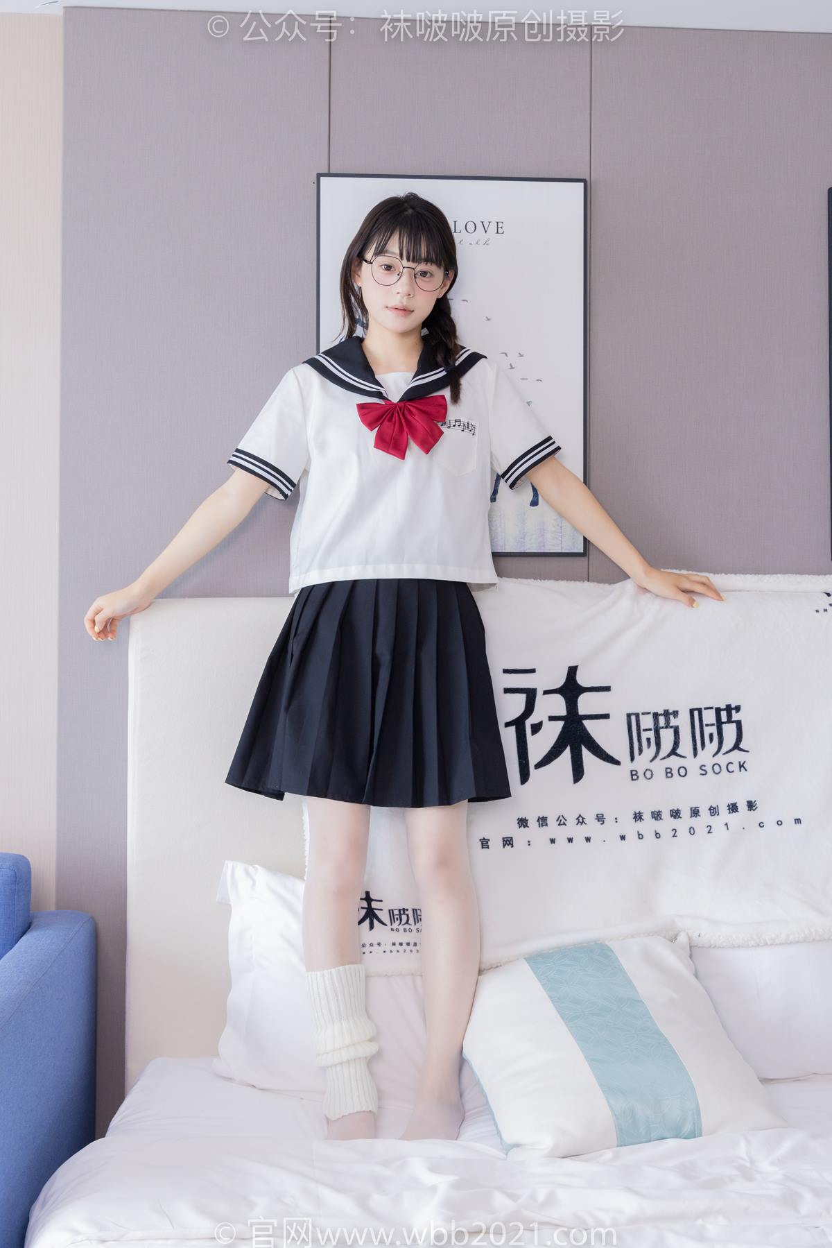 图片[13]-[BoBoSocks袜啵啵]NO.548 糯米-运动鞋、堆堆袜套、薄白丝、jk制服[91P] – 速更版-美库