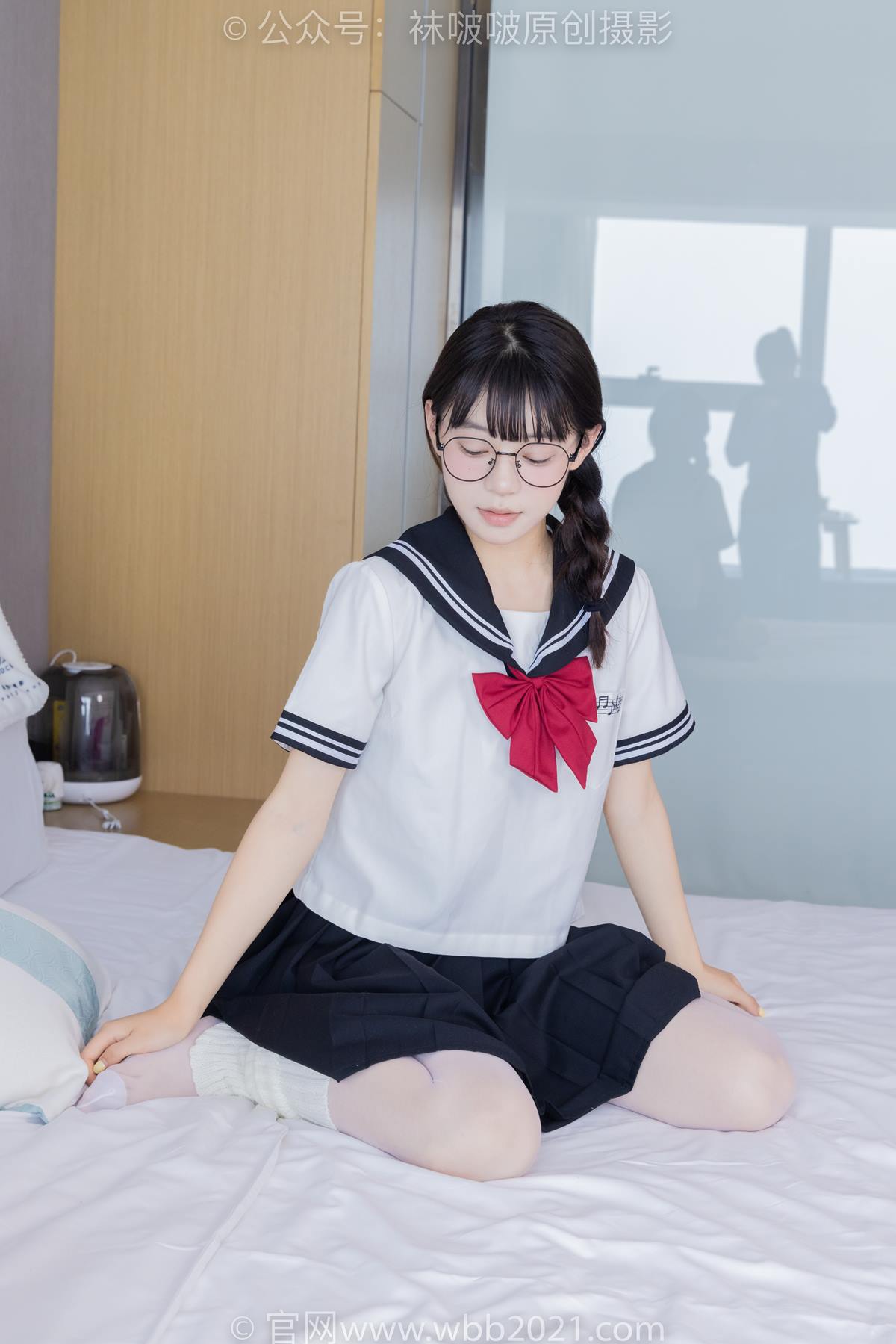 图片[27]-[BoBoSocks袜啵啵]NO.548 糯米-运动鞋、堆堆袜套、薄白丝、jk制服[91P] – 速更版-美库