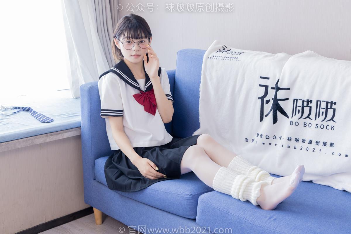 图片[43]-[BoBoSocks袜啵啵]NO.548 糯米-运动鞋、堆堆袜套、薄白丝、jk制服[91P] – 速更版-美库