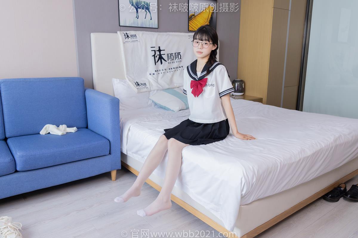 图片[50]-[BoBoSocks袜啵啵]NO.548 糯米-运动鞋、堆堆袜套、薄白丝、jk制服[91P] – 速更版-美库