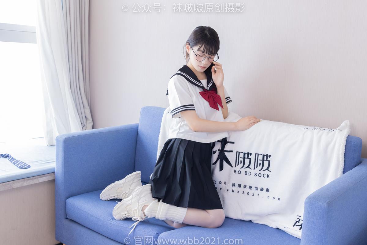 图片[65]-[BoBoSocks袜啵啵]NO.548 糯米-运动鞋、堆堆袜套、薄白丝、jk制服[91P] – 速更版-美库