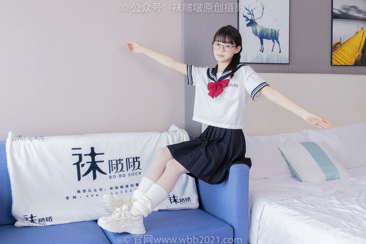 图片[66]-[BoBoSocks袜啵啵]NO.548 糯米-运动鞋、堆堆袜套、薄白丝、jk制服[91P] – 速更版-美库