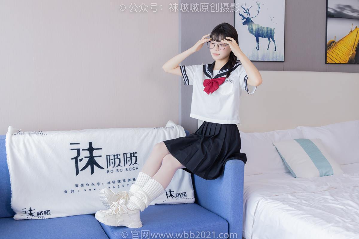 图片[67]-[BoBoSocks袜啵啵]NO.548 糯米-运动鞋、堆堆袜套、薄白丝、jk制服[91P] – 速更版-美库