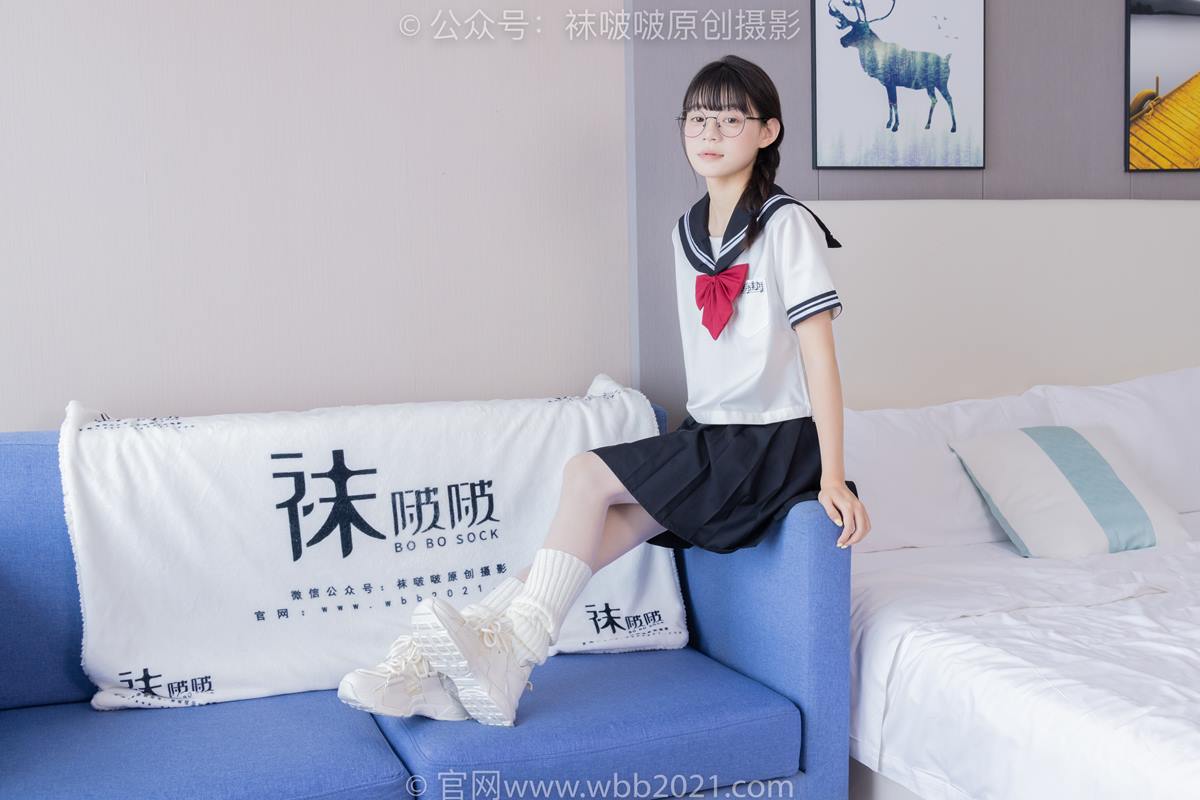 图片[70]-[BoBoSocks袜啵啵]NO.548 糯米-运动鞋、堆堆袜套、薄白丝、jk制服[91P] – 速更版-美库