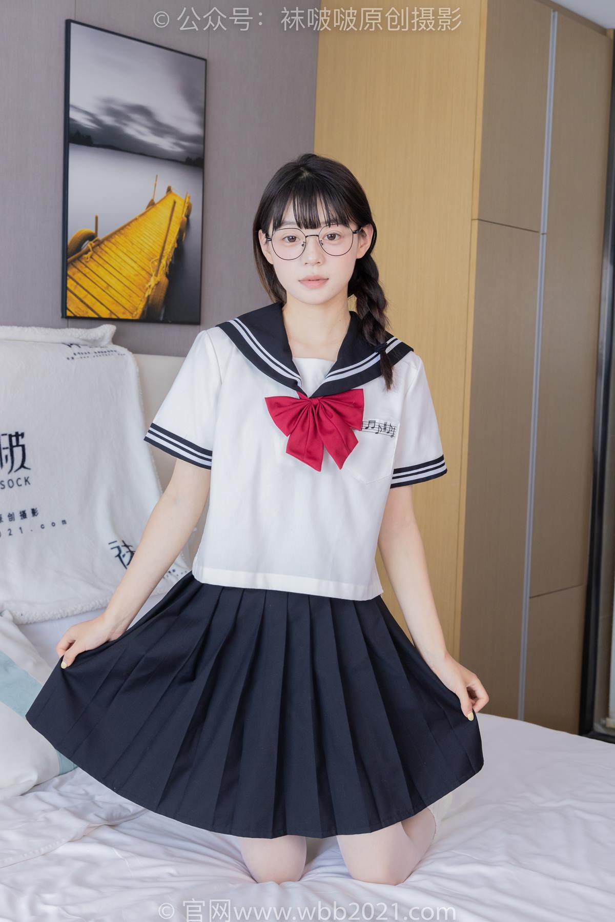 图片[85]-[BoBoSocks袜啵啵]NO.548 糯米-运动鞋、堆堆袜套、薄白丝、jk制服[91P] – 速更版-美库