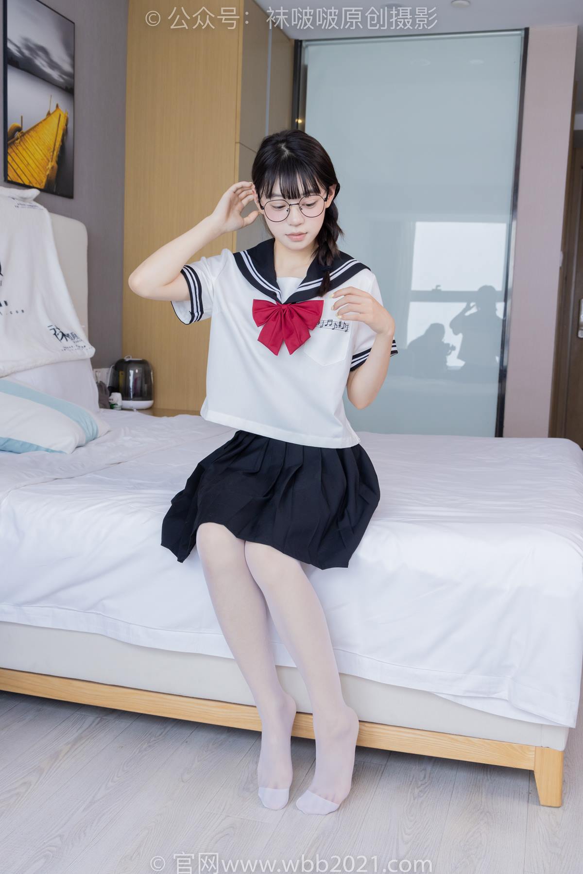 图片[86]-[BoBoSocks袜啵啵]NO.548 糯米-运动鞋、堆堆袜套、薄白丝、jk制服[91P] – 速更版-美库