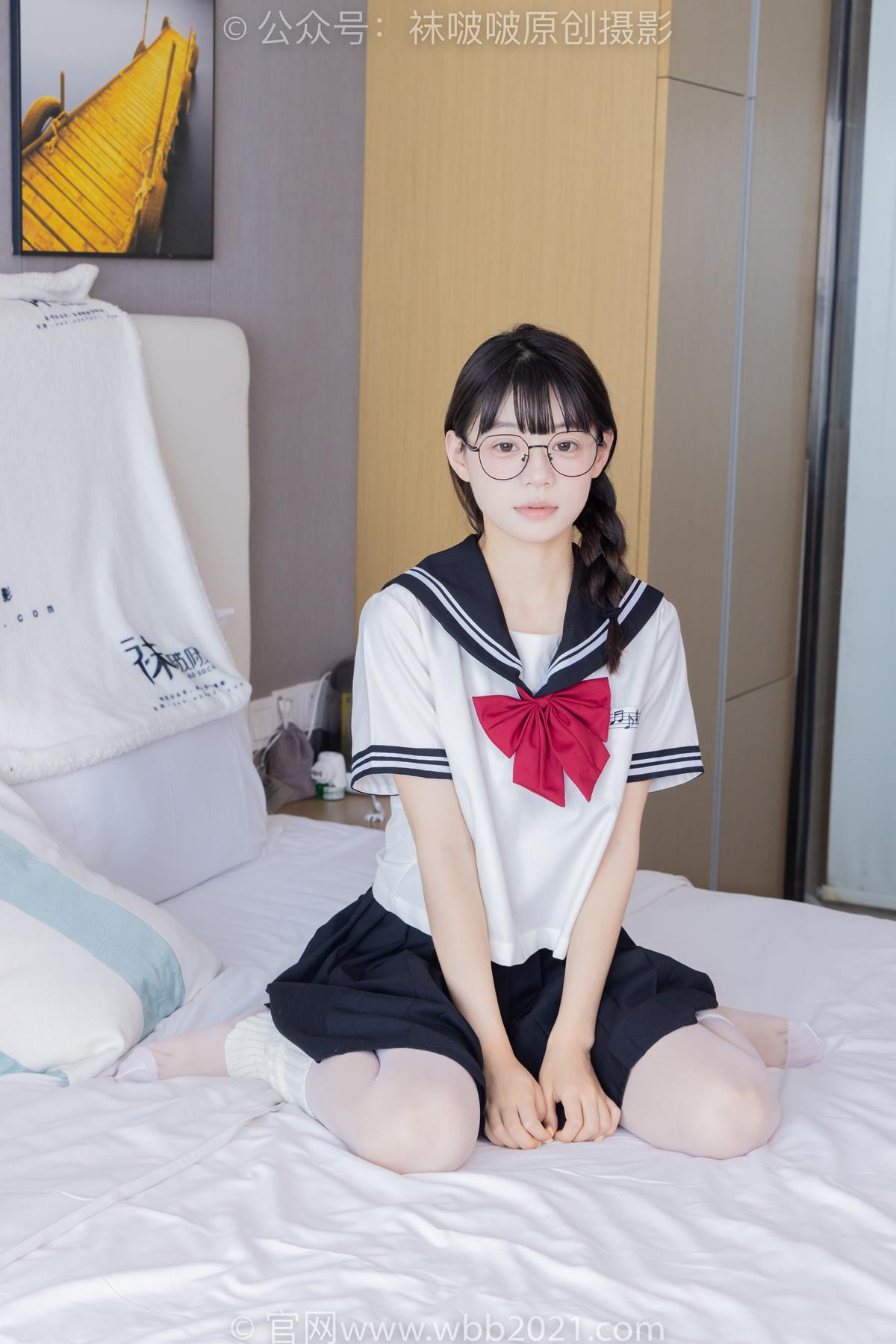 图片[92]-[BoBoSocks袜啵啵]NO.548 糯米-运动鞋、堆堆袜套、薄白丝、jk制服[91P] – 速更版-美库