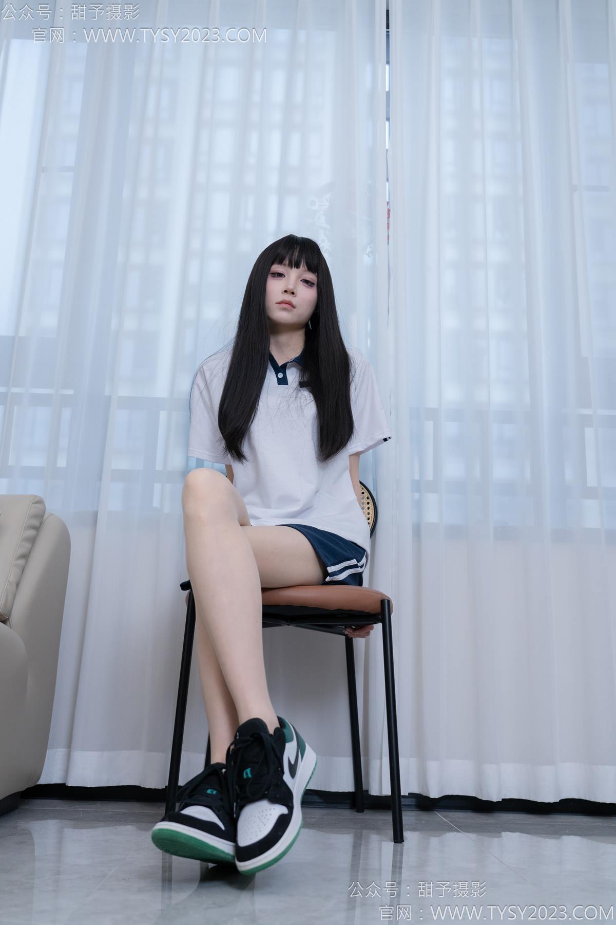 图片[13]-甜予摄影 NO.176 珞珞-板鞋、薄肉丝[98P] – 速更版-美库