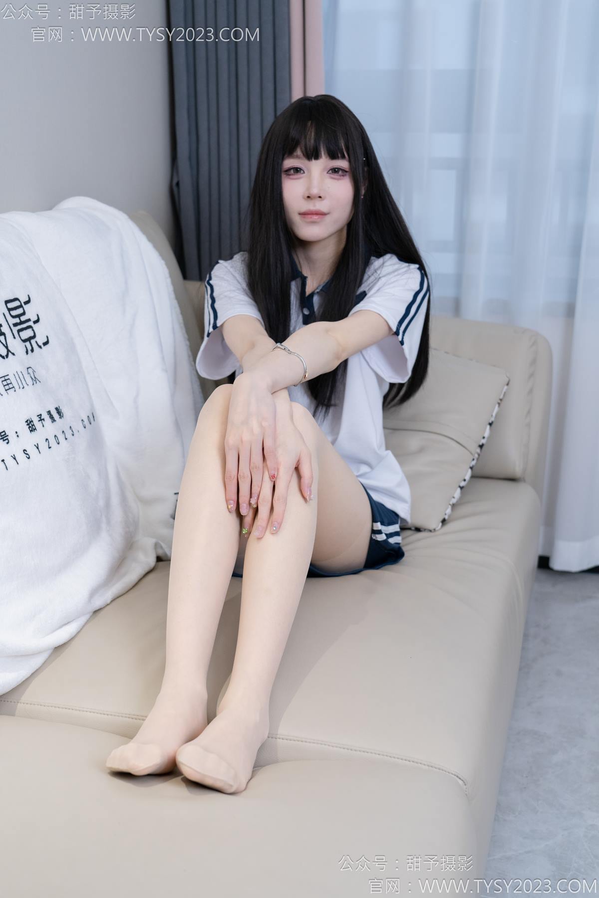 图片[16]-甜予摄影 NO.176 珞珞-板鞋、薄肉丝[98P] – 速更版-美库