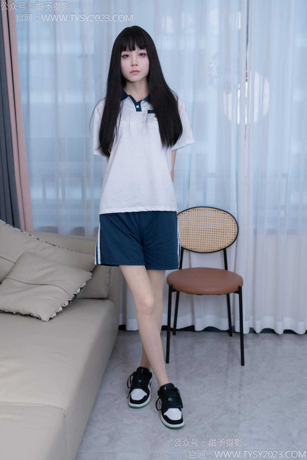 图片[98]-甜予摄影 NO.176 珞珞-板鞋、薄肉丝[98P] – 速更版-美库