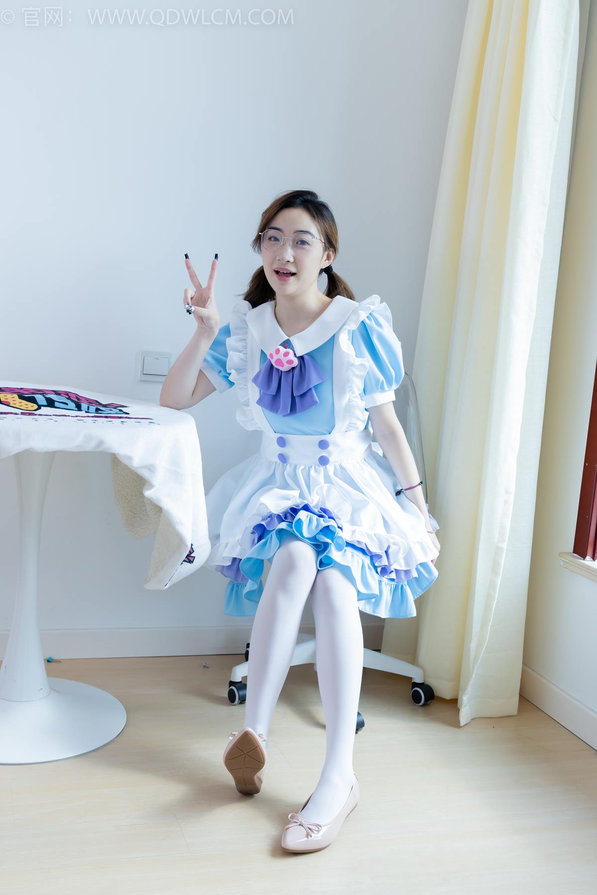 图片[13]-物恋传媒 NO.2359 恬恬-女仆装、平底鞋、厚白丝、老头乐挠脚剧情[125P] – 速更版-美库