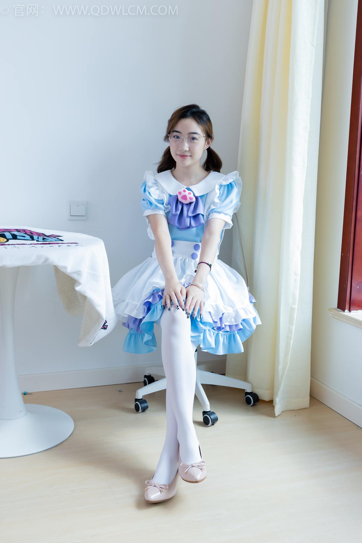 图片[14]-物恋传媒 NO.2359 恬恬-女仆装、平底鞋、厚白丝、老头乐挠脚剧情[125P] – 速更版-美库