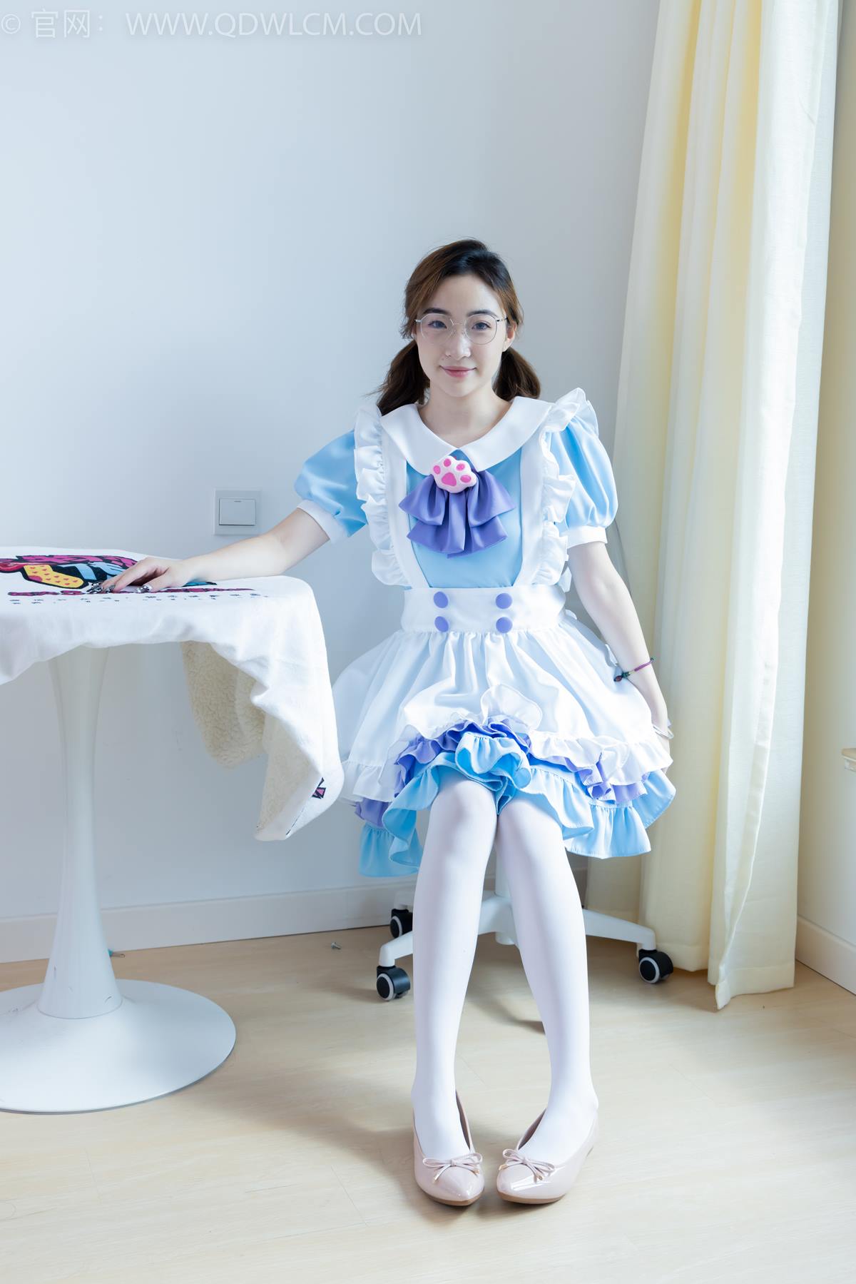 图片[19]-物恋传媒 NO.2359 恬恬-女仆装、平底鞋、厚白丝、老头乐挠脚剧情[125P] – 速更版-美库