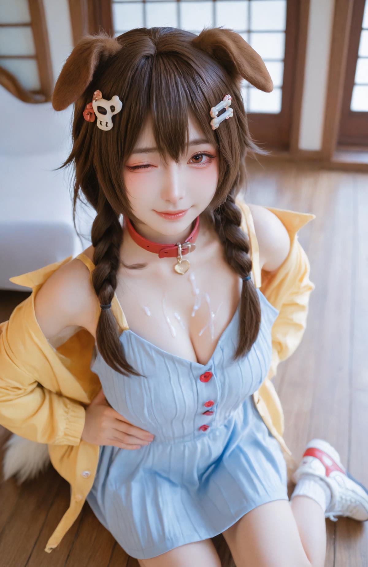 图片[12]-AI绘画 625 非国漫 cos兽耳萌妹子[26P] – 速更版-美库