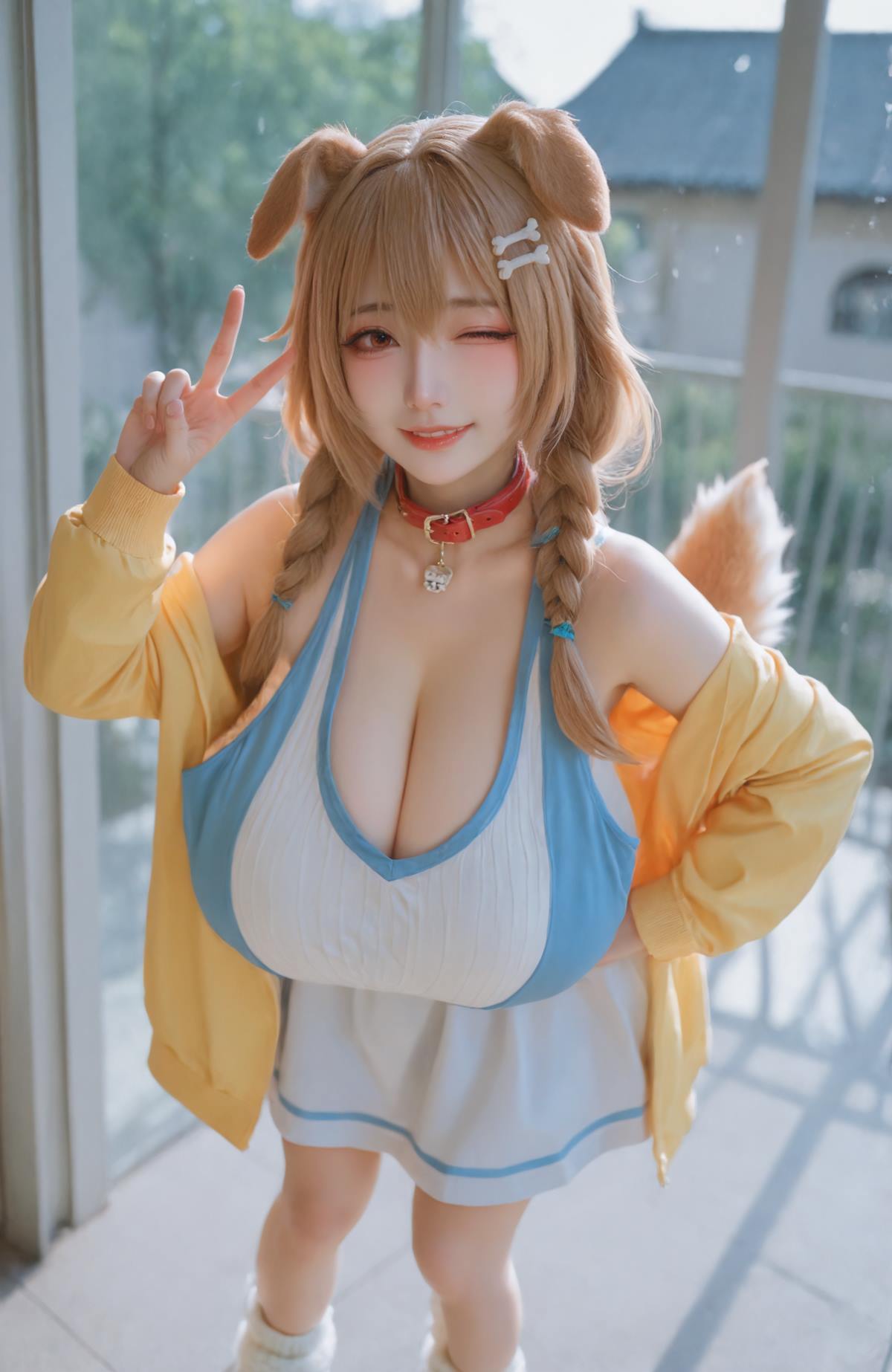 图片[21]-AI绘画 625 非国漫 cos兽耳萌妹子[26P] – 速更版-美库