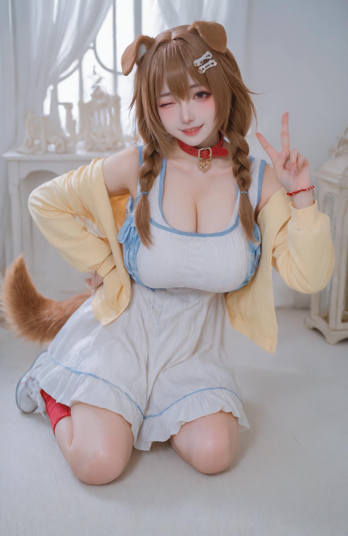 图片[25]-AI绘画 625 非国漫 cos兽耳萌妹子[26P] – 速更版-美库