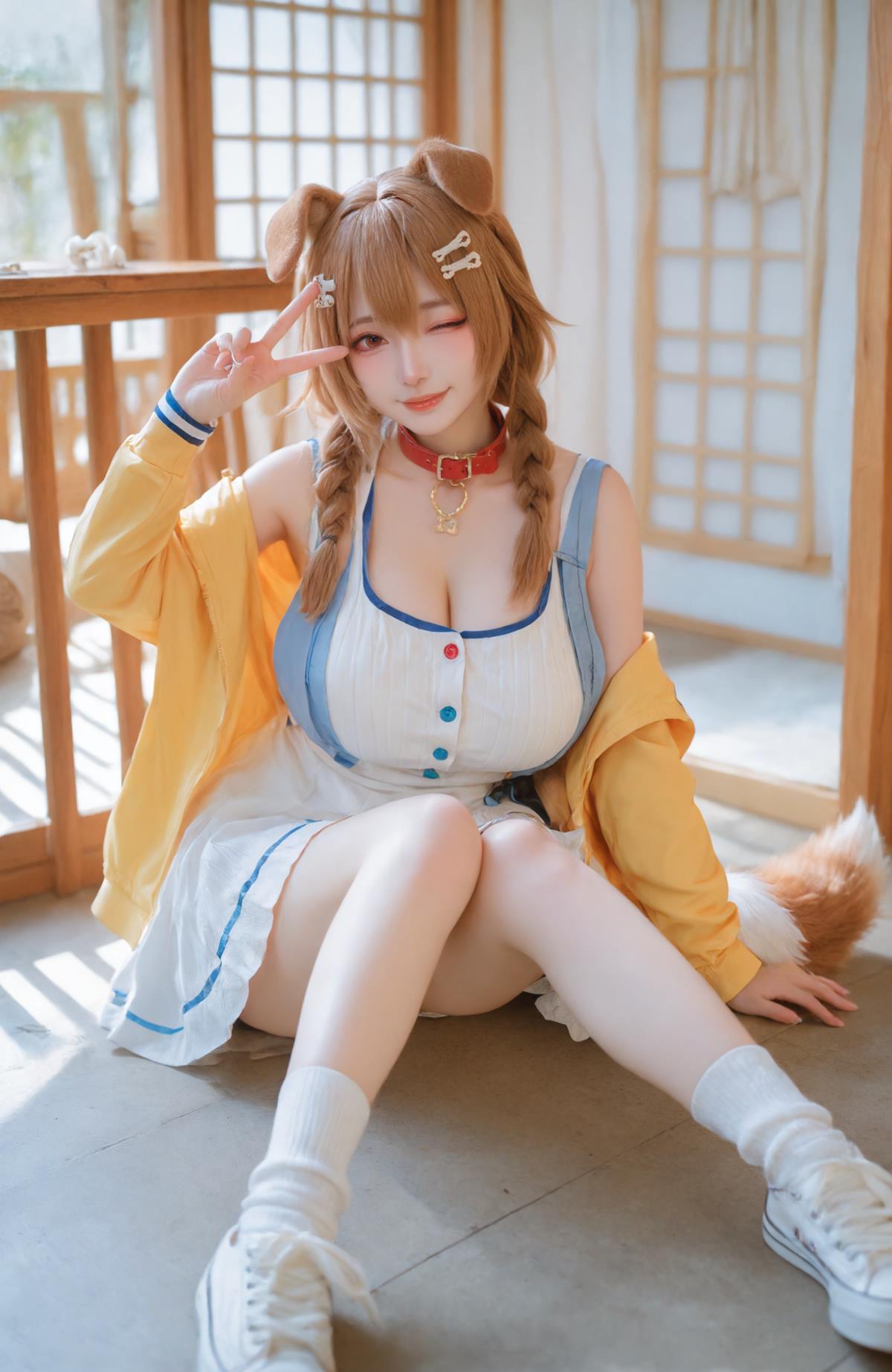 图片[27]-AI绘画 625 非国漫 cos兽耳萌妹子[26P] – 速更版-美库