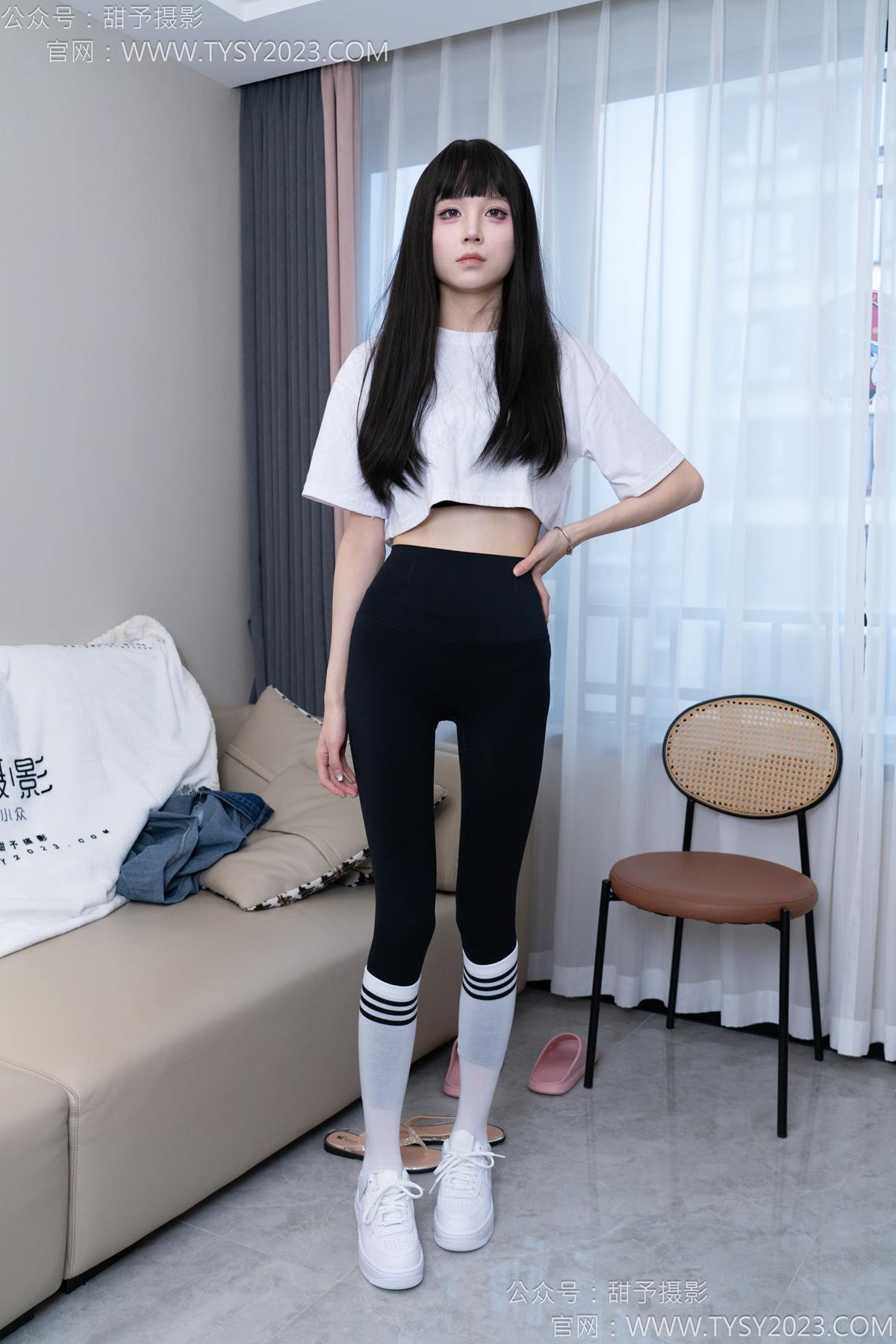 图片[73]-甜予摄影 NO.179 珞珞-高跟鞋、板鞋、人字拖、白棉袜[73P] – 速更版-美库