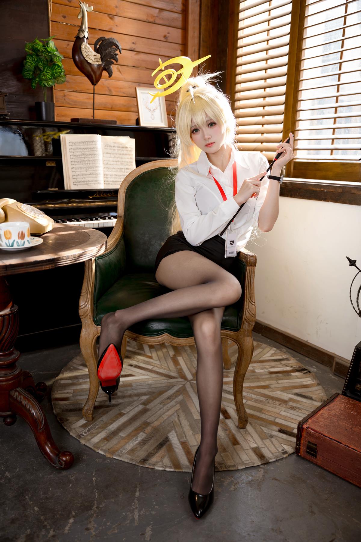 图片[30]-九柒喵 – 笑面教授OL制服[44P] – 速更版-美库