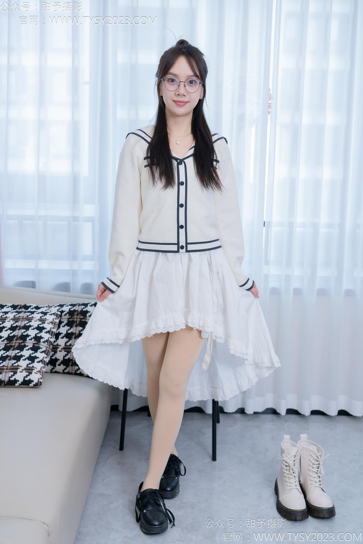 图片[32]-甜予摄影 NO.180 贝壳-平底鞋、短靴、厚肉丝[115P] – 速更版-美库