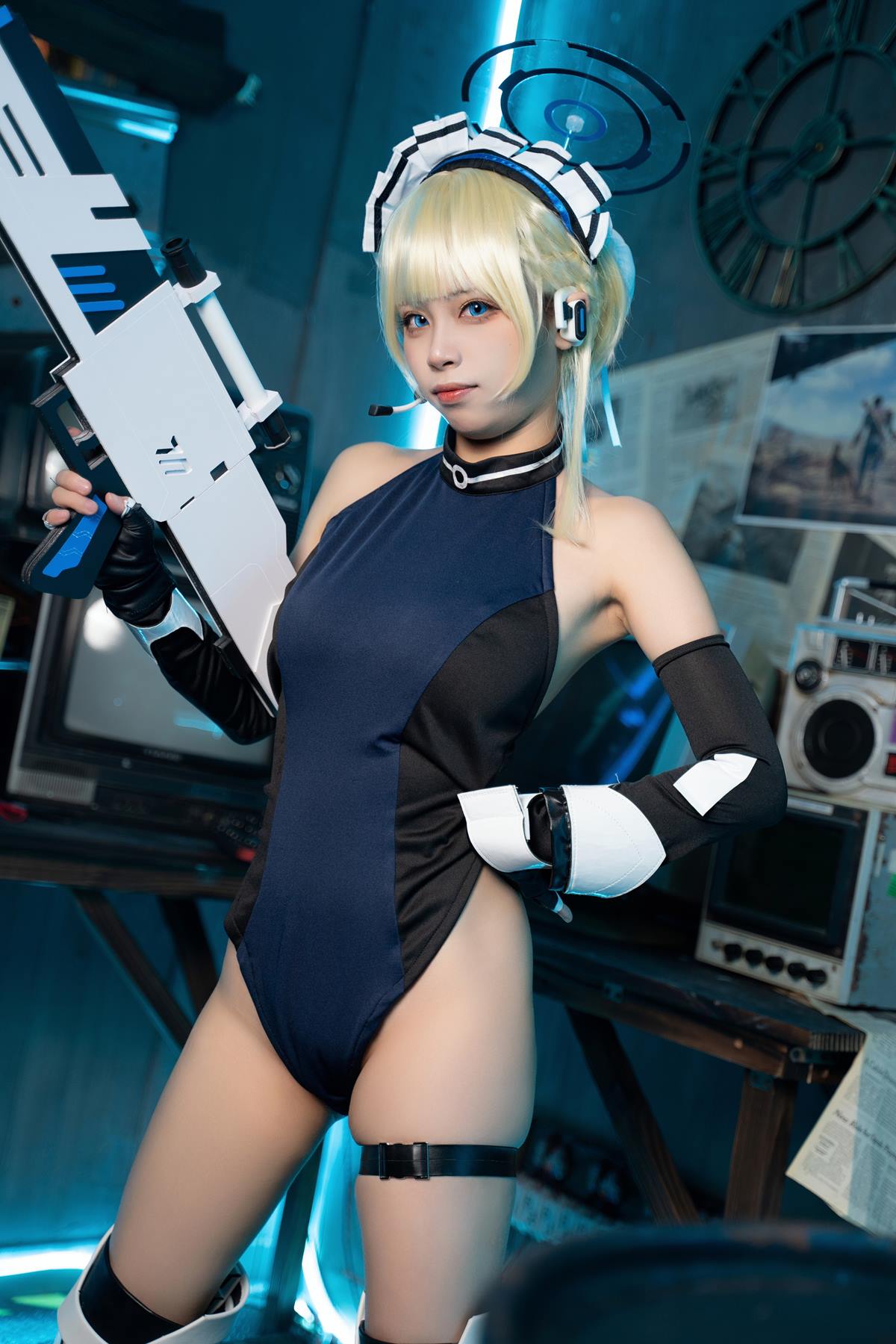 图片[34]-三無人型 – 蔚蓝档案 飞鸟马时兔女郎[49P] – 速更版-美库