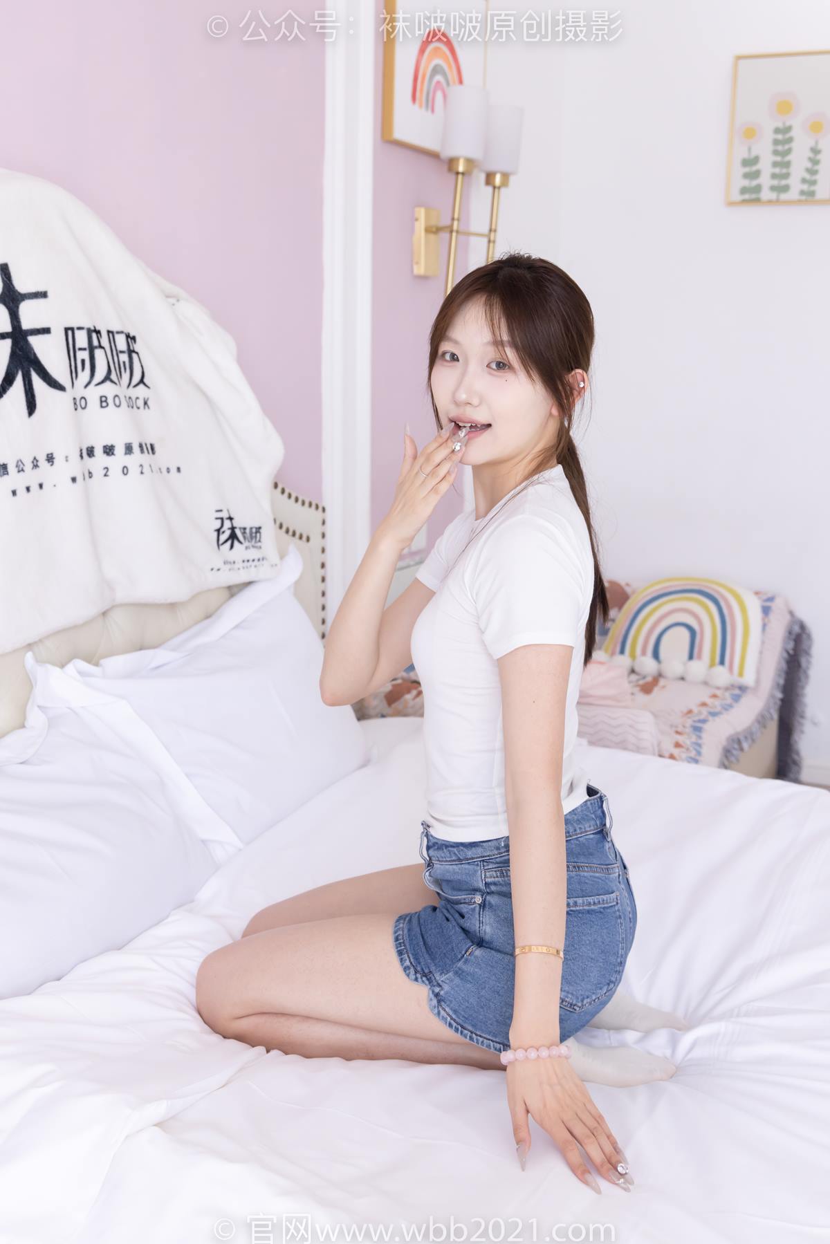 图片[18]-[BoBoSocks袜啵啵]NO.553 香菜-板鞋、短白棉袜、裸足[120P] – 速更版-美库