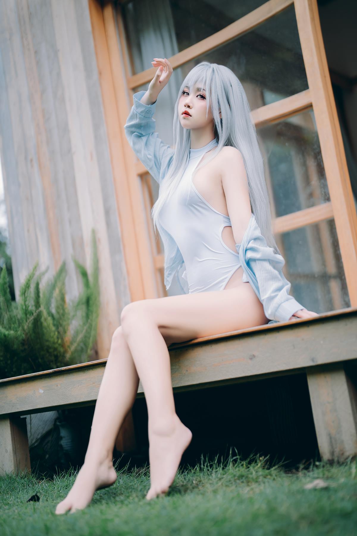 图片[16]-萌芽儿o0 – 白泳装[16P] – 速更版-美库