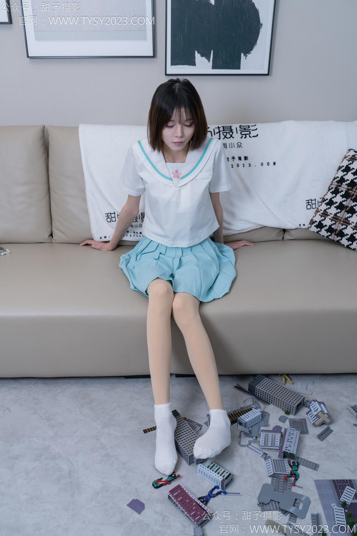 图片[51]-甜予摄影 NO.182 珞珞-板鞋、白棉袜、厚肉丝、小人国剧情[104P] – 速更版-美库