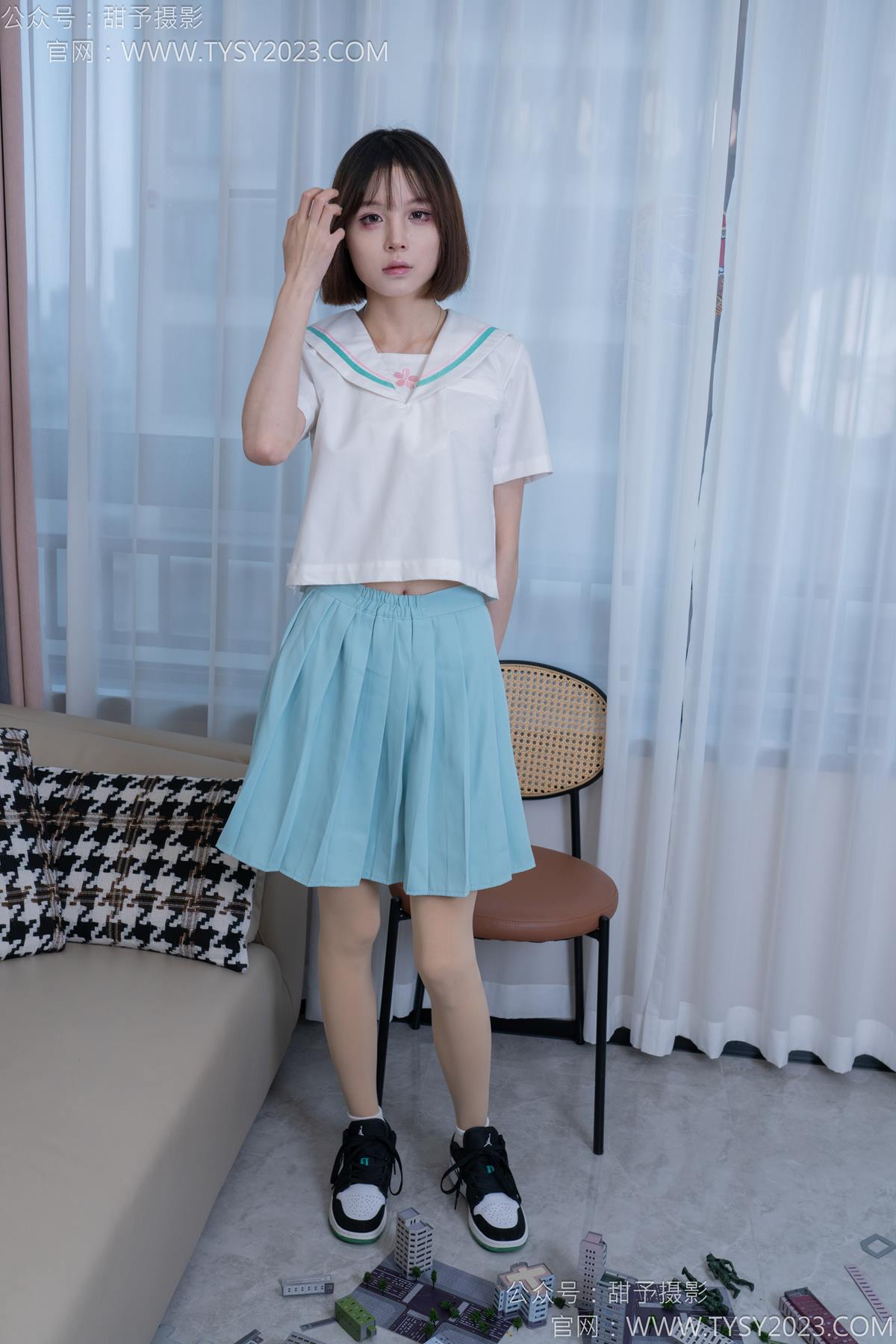 图片[61]-甜予摄影 NO.182 珞珞-板鞋、白棉袜、厚肉丝、小人国剧情[104P] – 速更版-美库