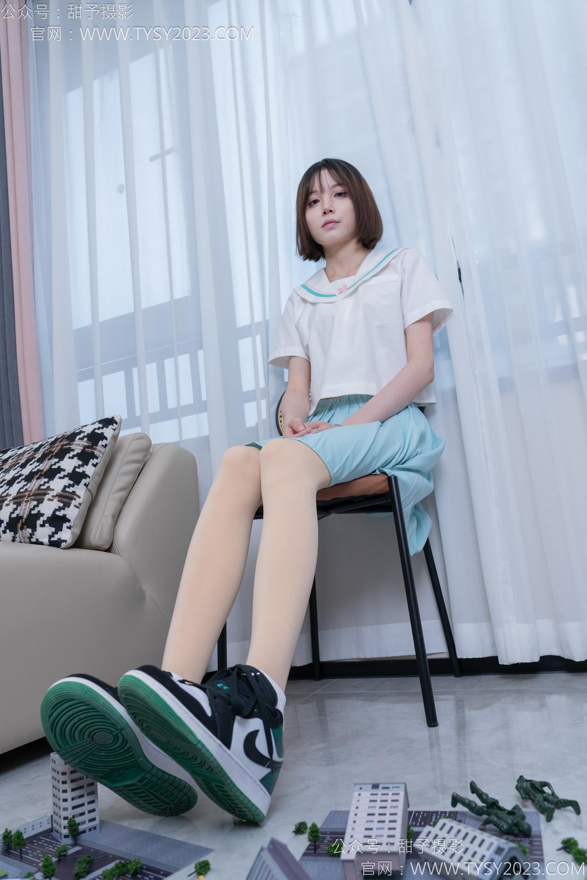 图片[76]-甜予摄影 NO.182 珞珞-板鞋、白棉袜、厚肉丝、小人国剧情[104P] – 速更版-美库