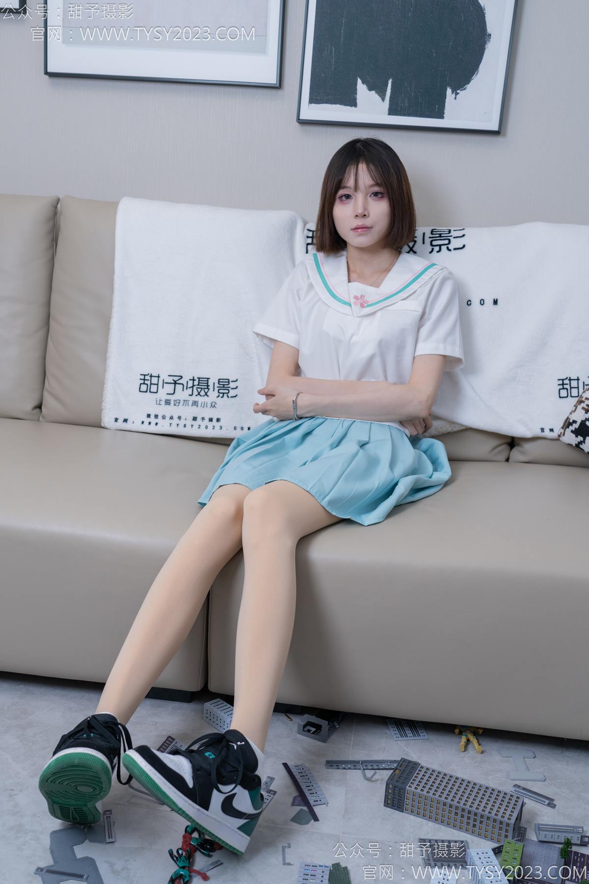 图片[102]-甜予摄影 NO.182 珞珞-板鞋、白棉袜、厚肉丝、小人国剧情[104P] – 速更版-美库