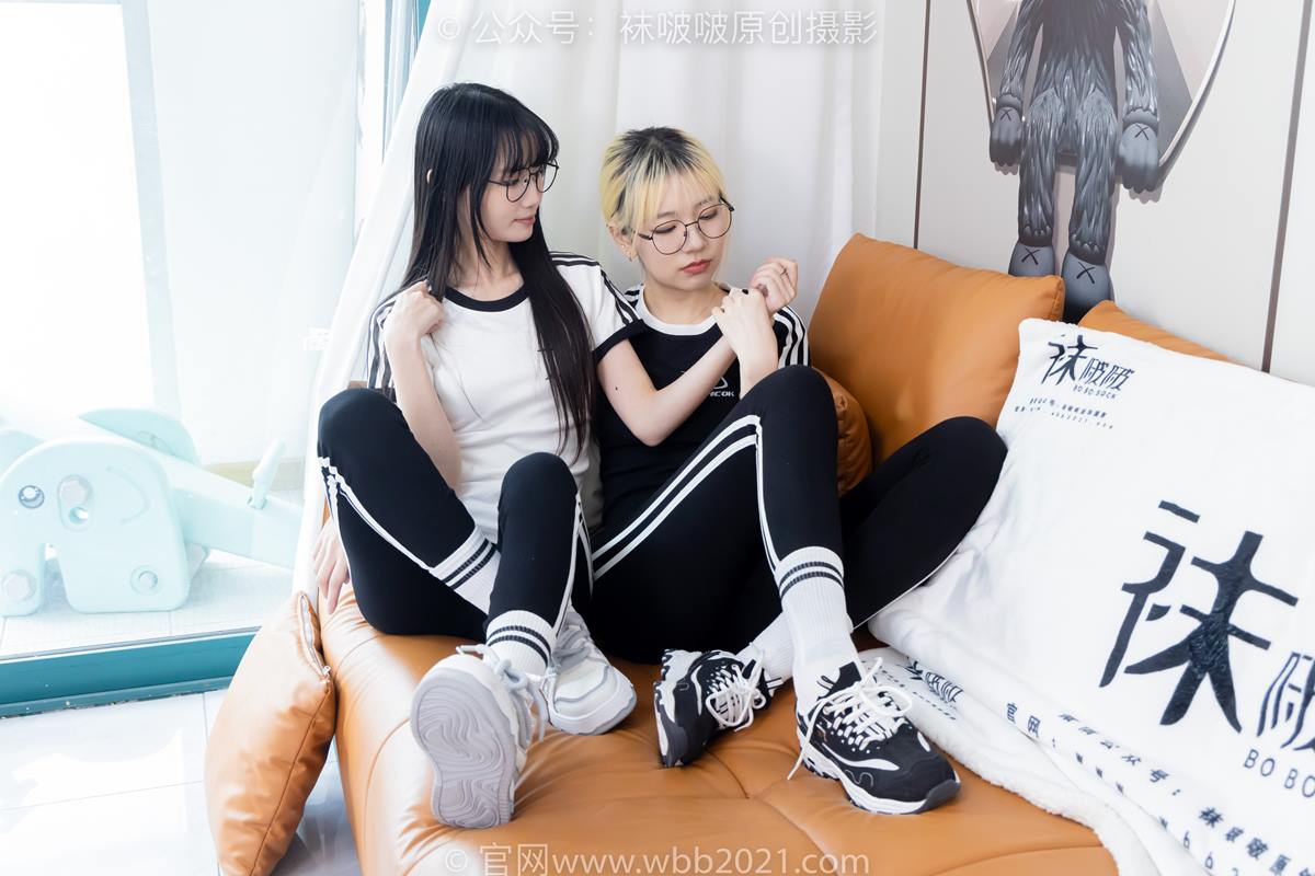 图片[49]-[BoBoSocks袜啵啵]NO.555 小甜豆甜甜圈-板鞋、运动鞋、白棉袜、裸足[110P] – 速更版-美库