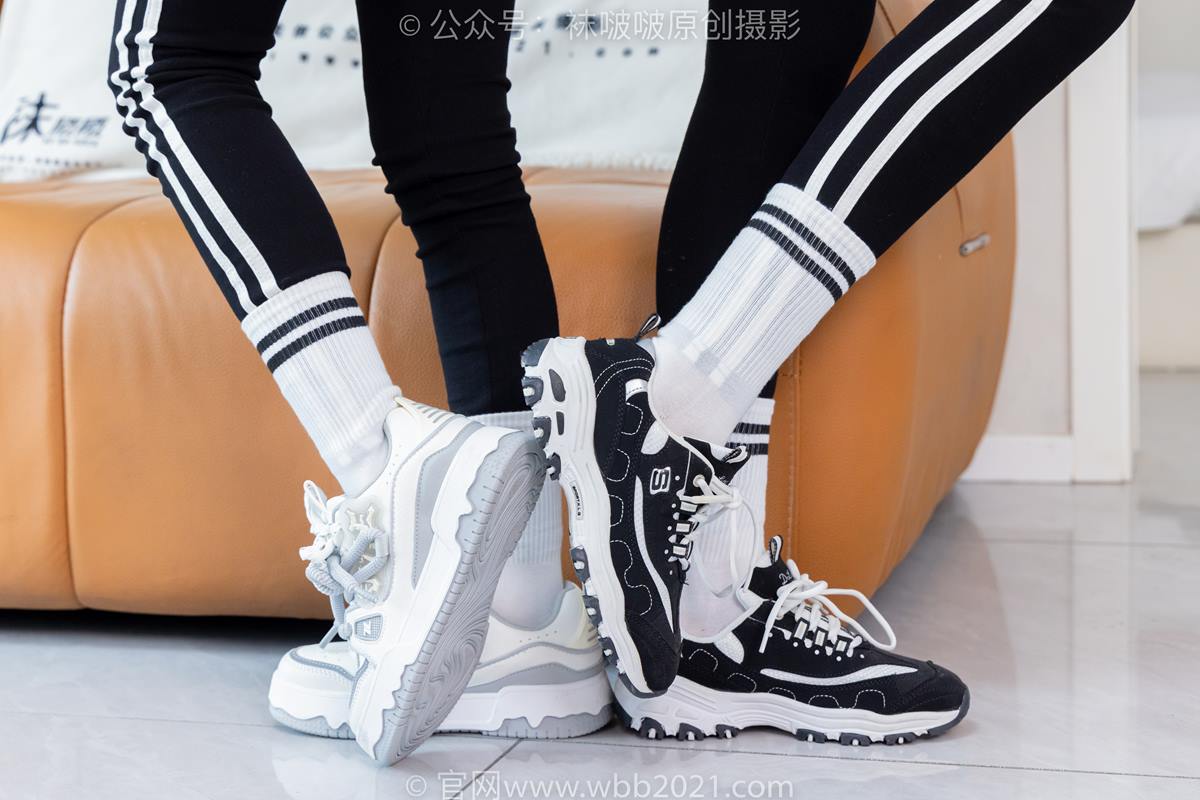 图片[51]-[BoBoSocks袜啵啵]NO.555 小甜豆甜甜圈-板鞋、运动鞋、白棉袜、裸足[110P] – 速更版-美库