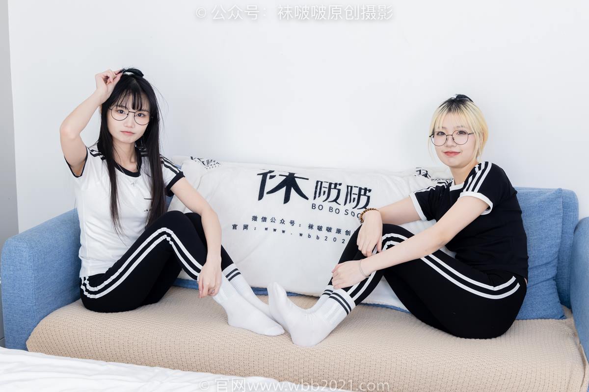 图片[53]-[BoBoSocks袜啵啵]NO.555 小甜豆甜甜圈-板鞋、运动鞋、白棉袜、裸足[110P] – 速更版-美库