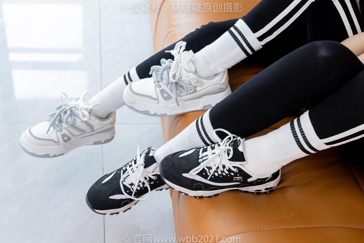 图片[63]-[BoBoSocks袜啵啵]NO.555 小甜豆甜甜圈-板鞋、运动鞋、白棉袜、裸足[110P] – 速更版-美库