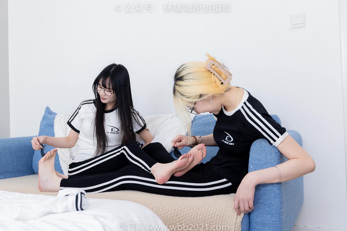 图片[82]-[BoBoSocks袜啵啵]NO.555 小甜豆甜甜圈-板鞋、运动鞋、白棉袜、裸足[110P] – 速更版-美库