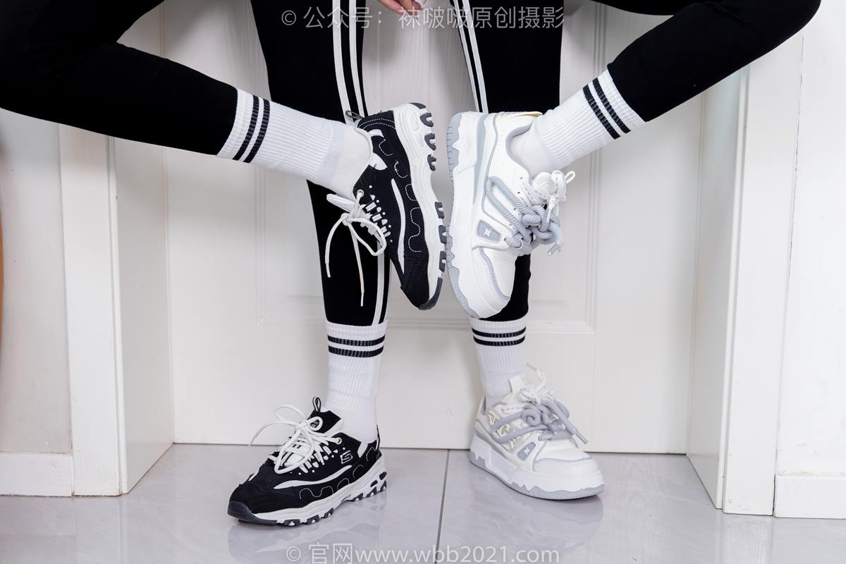 图片[92]-[BoBoSocks袜啵啵]NO.555 小甜豆甜甜圈-板鞋、运动鞋、白棉袜、裸足[110P] – 速更版-美库