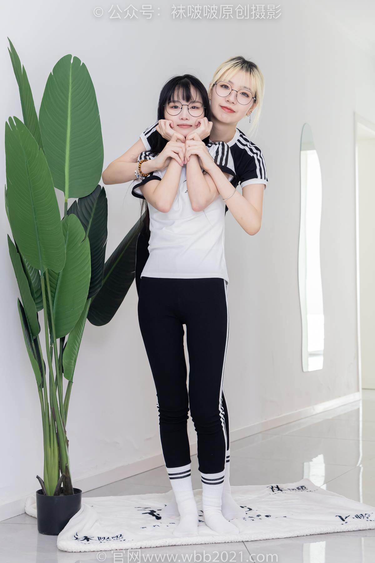 图片[106]-[BoBoSocks袜啵啵]NO.555 小甜豆甜甜圈-板鞋、运动鞋、白棉袜、裸足[110P] – 速更版-美库