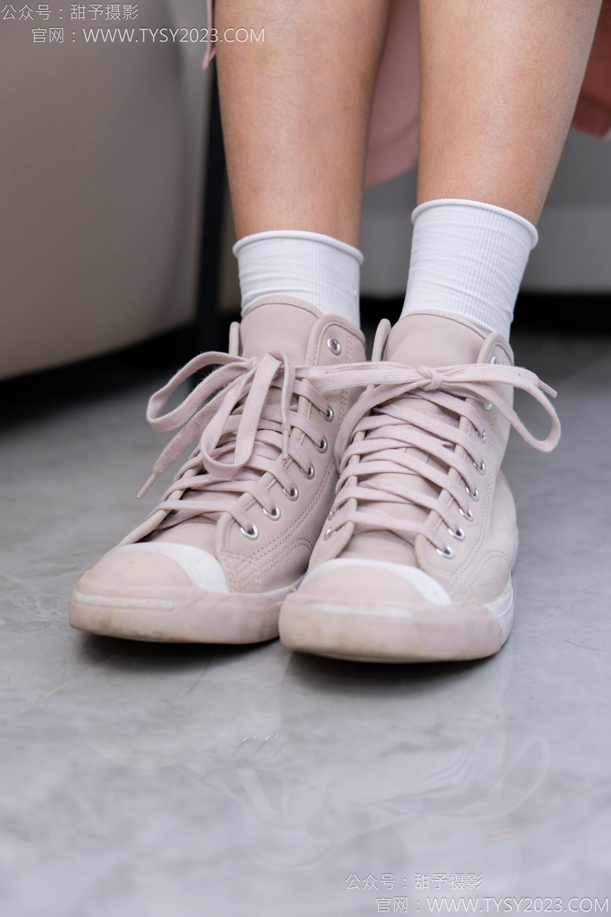 图片[21]-甜予摄影 NO.186 娃娃-帆布鞋、白棉袜、裸足[97P] – 速更版-美库